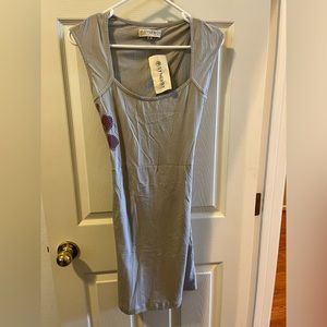 Organic cotton backless dress